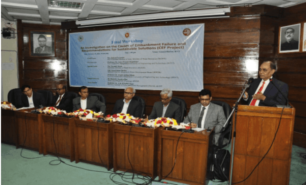 Workshop on investigation into causes of embankment failure held at BUET